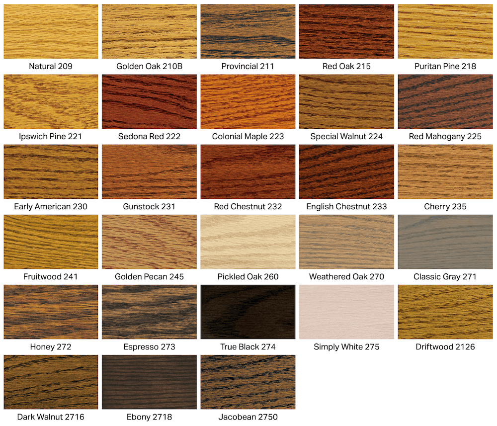 Stain Colors | Fabulous Floors Milwaukee