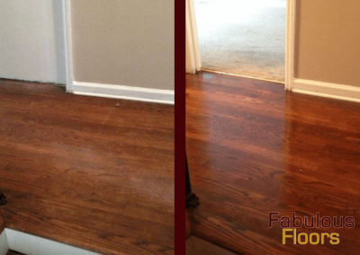 before and after wood floor refinishing milwaukee